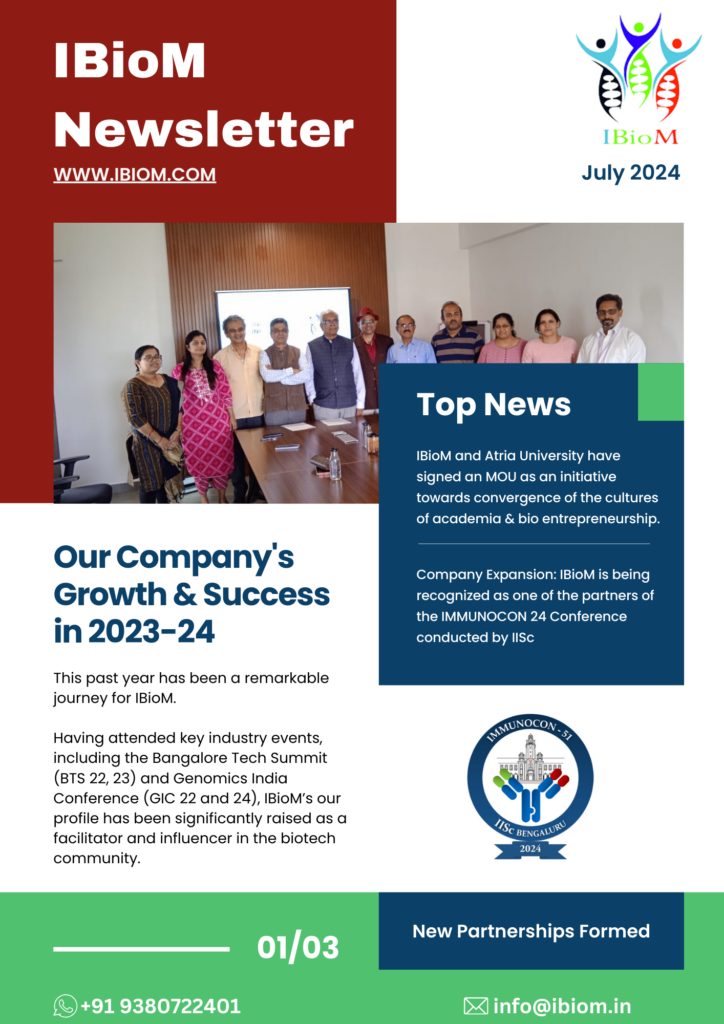 IBioM July 2024 Newsletter
